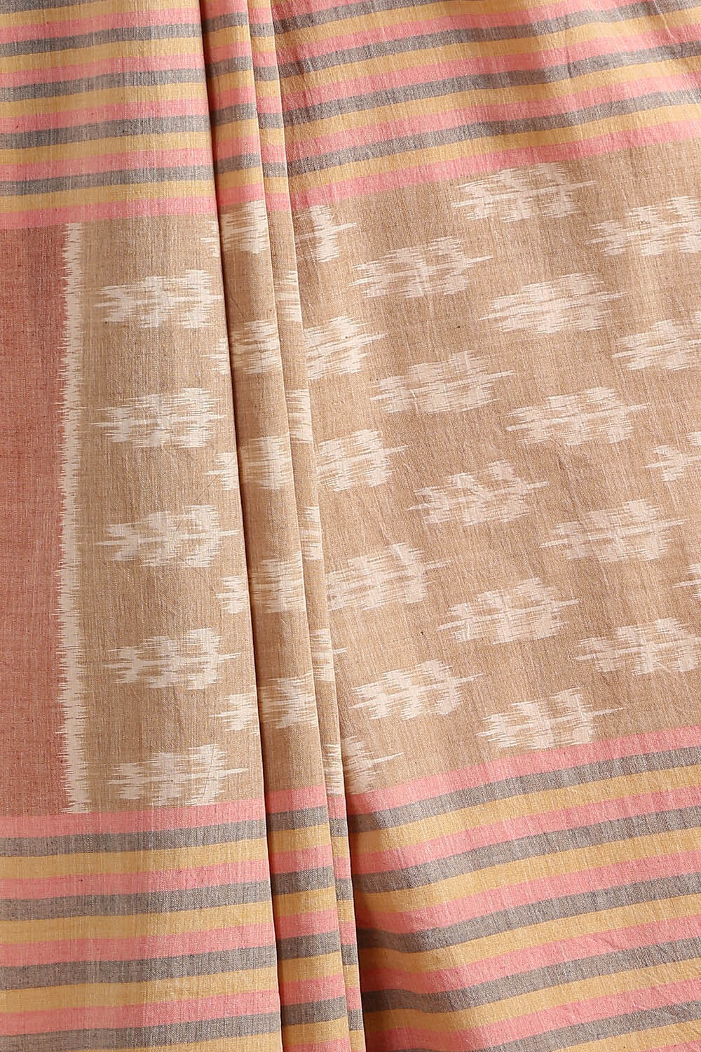 Light Pure Pink Cotton Odissa Ikat image number null