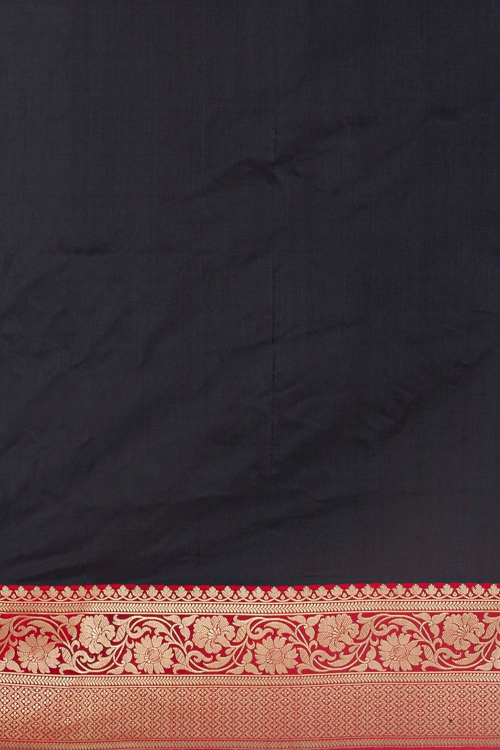 Black Pure Silk Banarasi Saree image number null