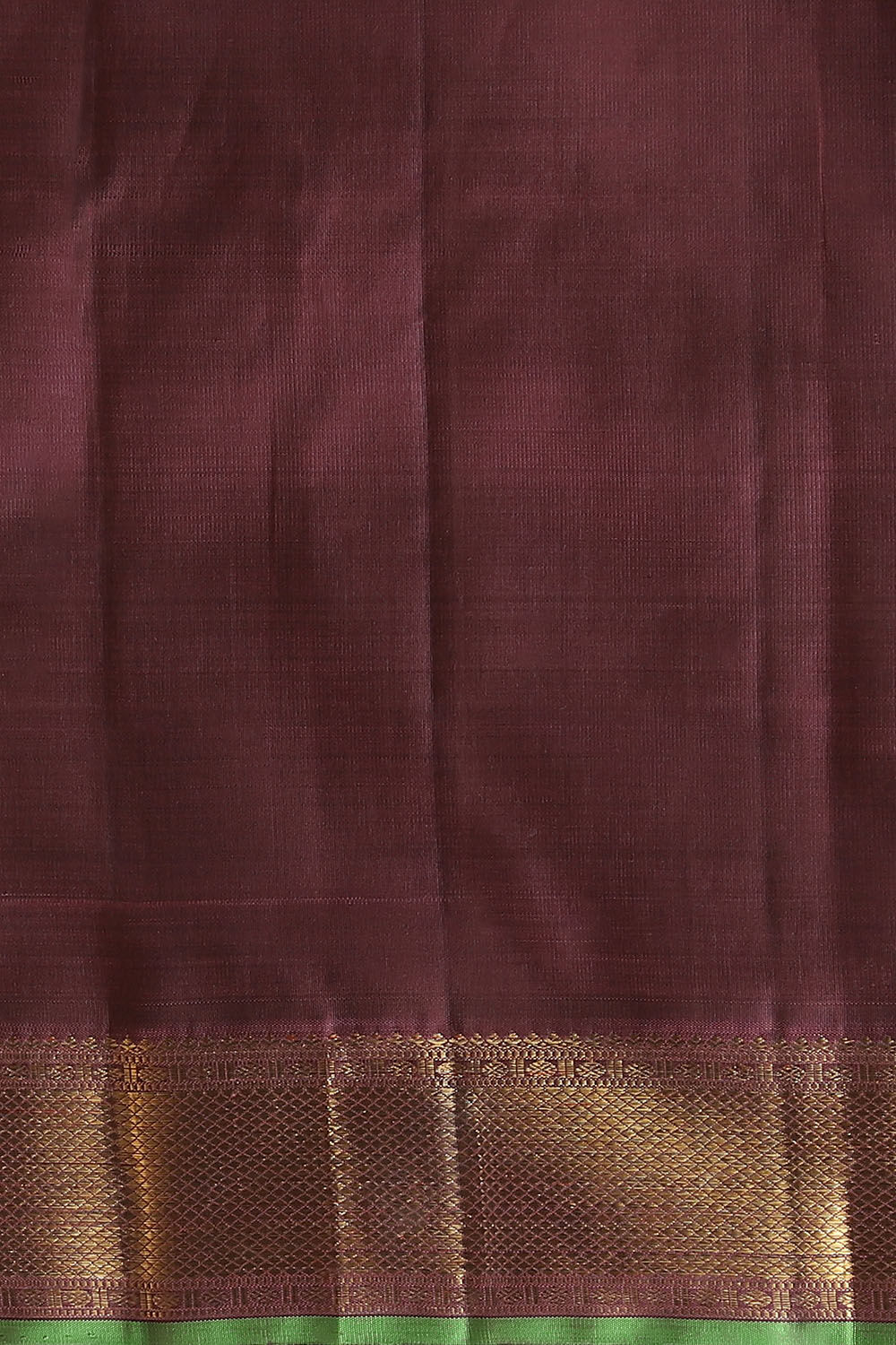 Brown Pure Silk Kanjivaram Saree image number null