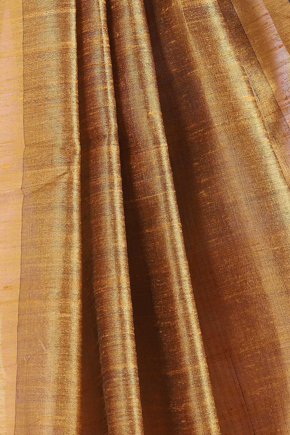 Violet Pure Tussar Silk Bhagalpuri Saree image number null