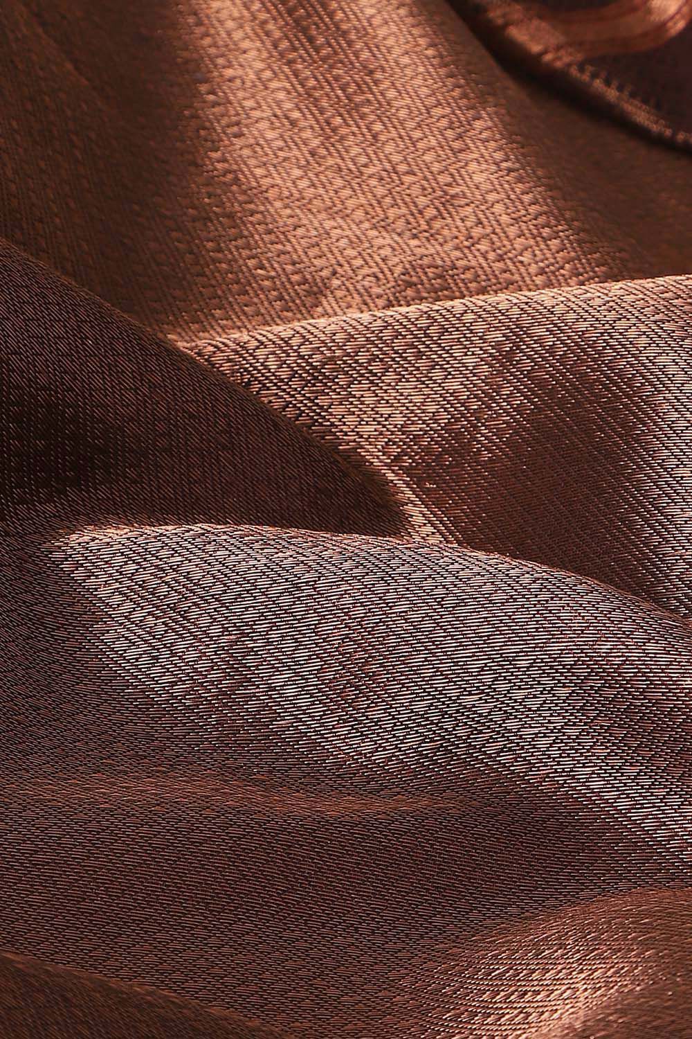 Brown Pure Silk Cotton Maheshwari Saree image number null