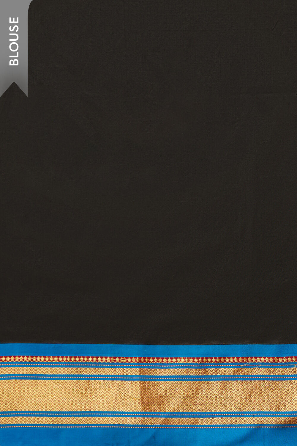 Black Tapestry Pure Silk Paithani Saree image number null