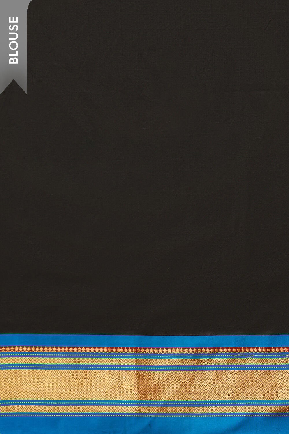 Black Tapestry Pure Silk Paithani Saree image number null