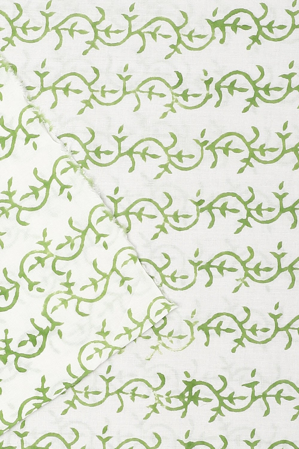 Green Rajasthan Block Printed Silk Cotton Suit image number null