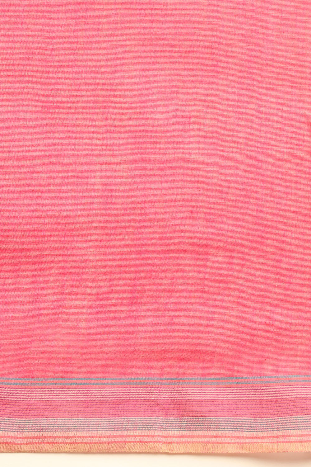 Orange Pure Cotton Woven Bengali Saree image number null