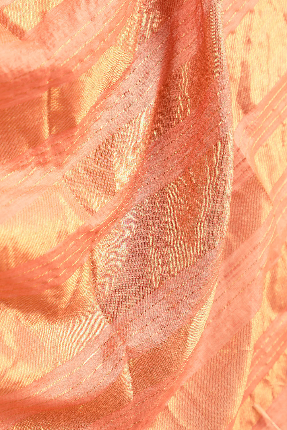 Pink Woven Pure Tussar Silk Saree image number null