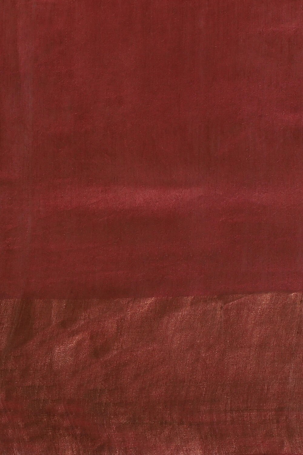 Red Pure Tussar Vanya Ajrakh Printed Saree image number null