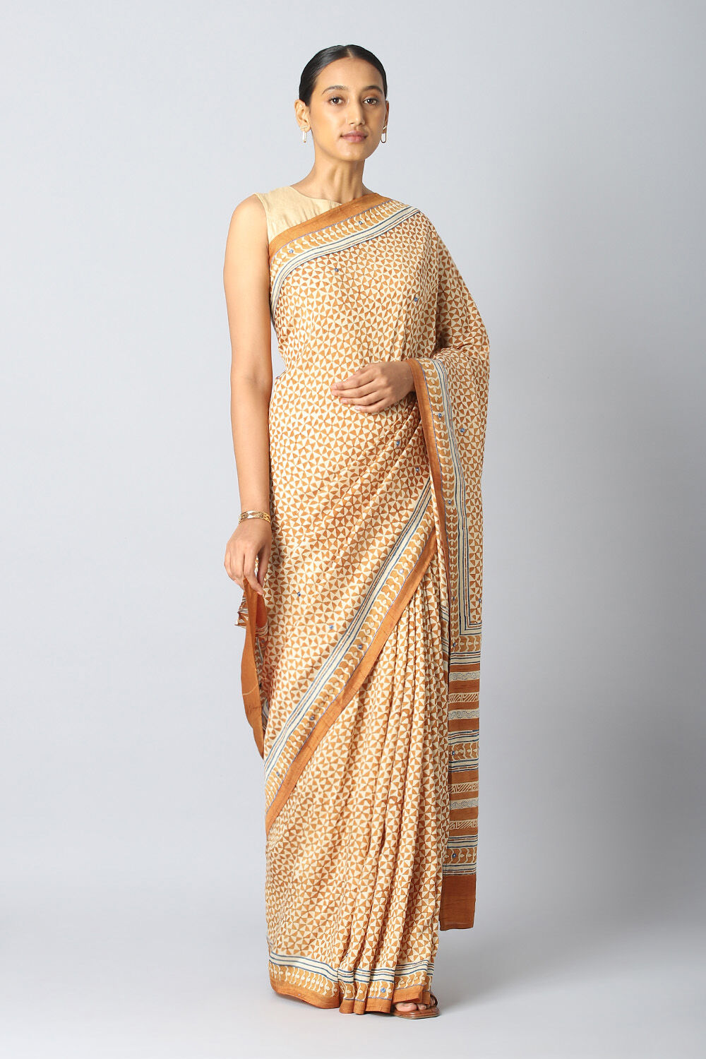 Yellow Pure Luxe Vegan Saree image number null
