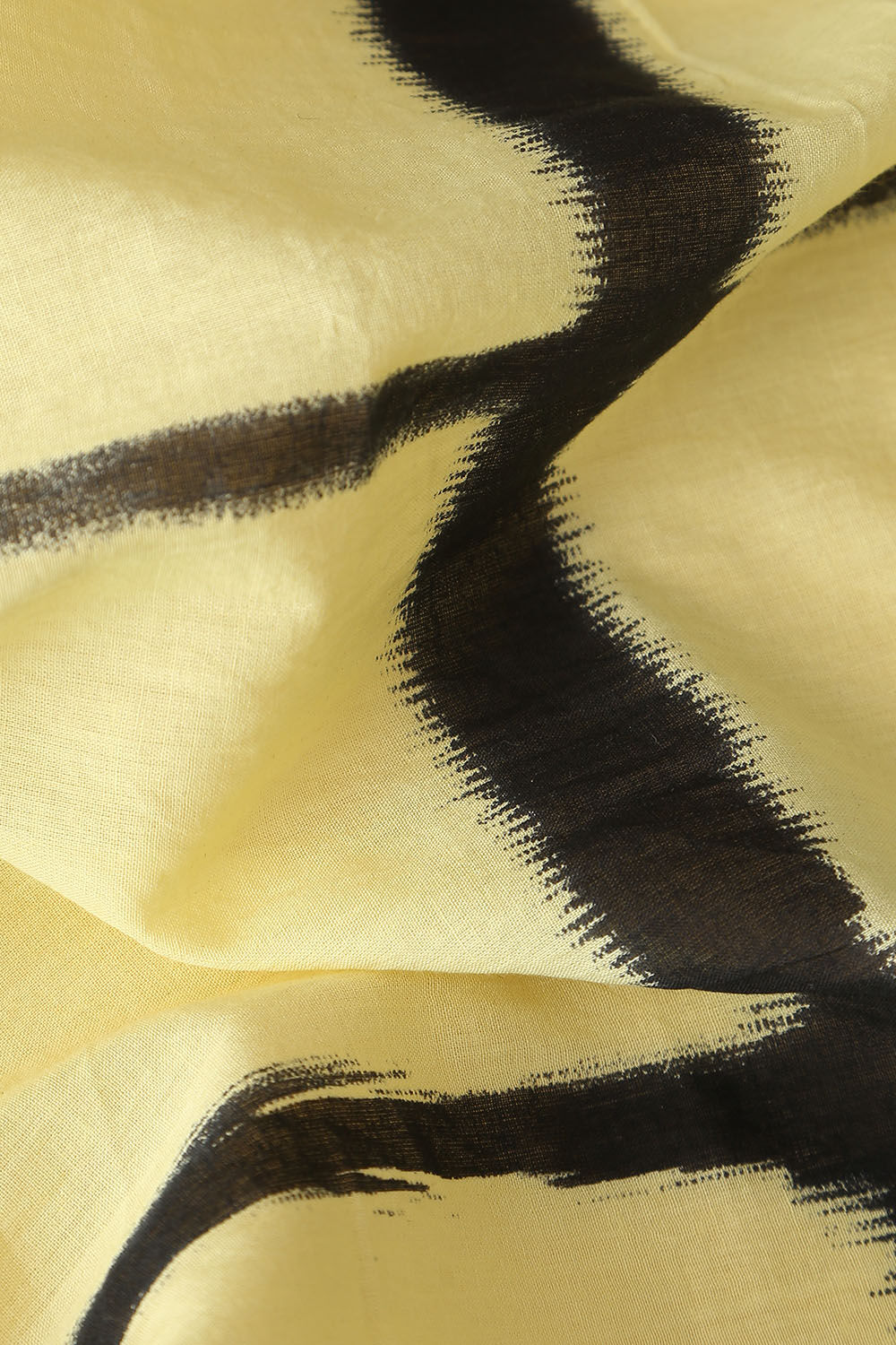 Light Yellow Cotton Printed Saree image number null