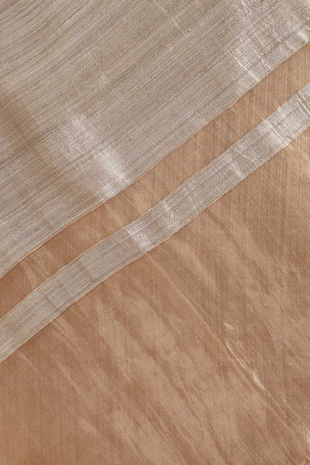 Grey Pure Silk Vanya Bengal Saree image number null