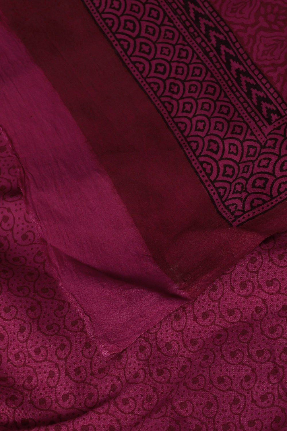 Pink Pure Cotton Bagh Printed Saree image number null