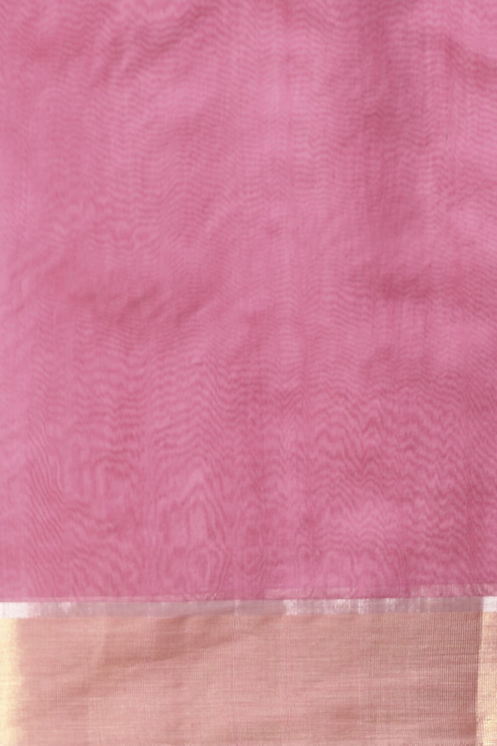 Dark Pink Pure Silk Cotton Chanderi Saree image number null