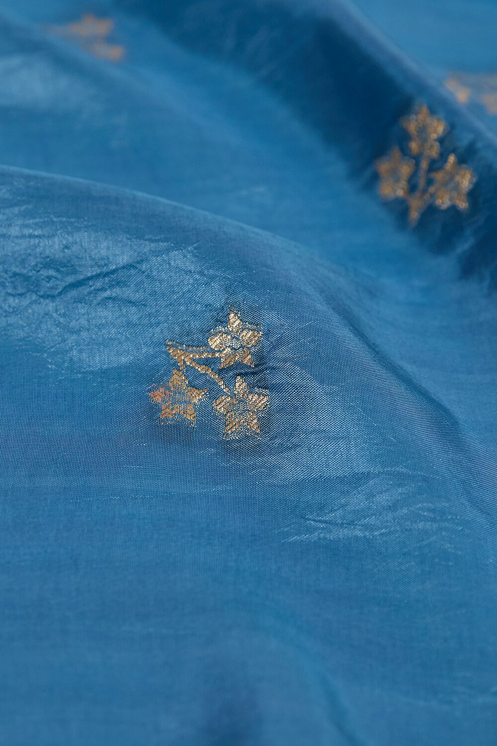 Blue Woven Viscose Luxe Dupatta image number null
