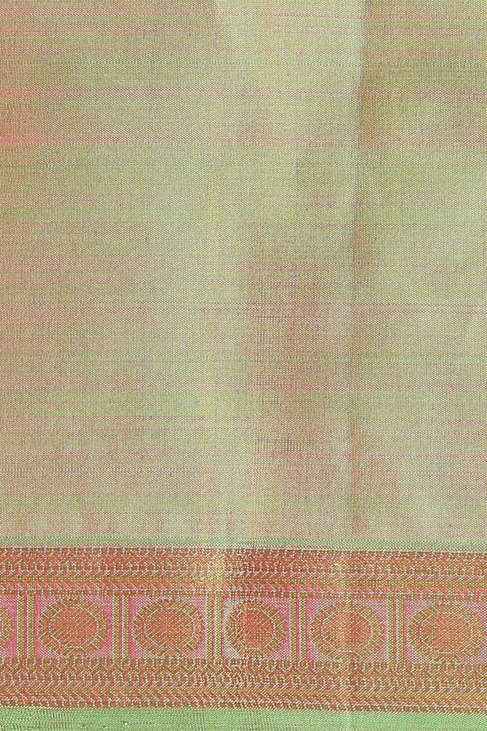 Pink Pure Silk Kanjivaram Saree image number null