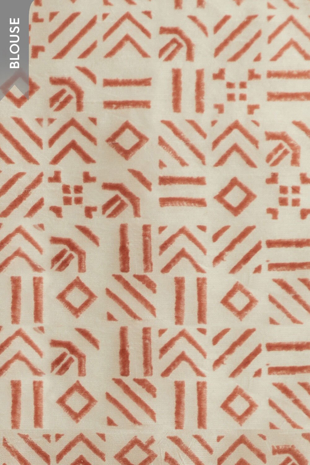 Pink Block Printed Viscose Luxe Rajasthan Saree image number null