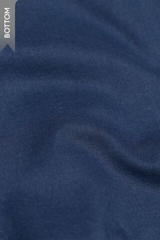 Blue Pure Cotton Embroidered Unstitched Suit Set thumbnail image number null