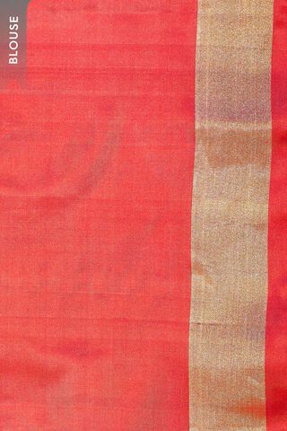 Dark Red Woven Pure Soft Silk Saree thumbnail image number null