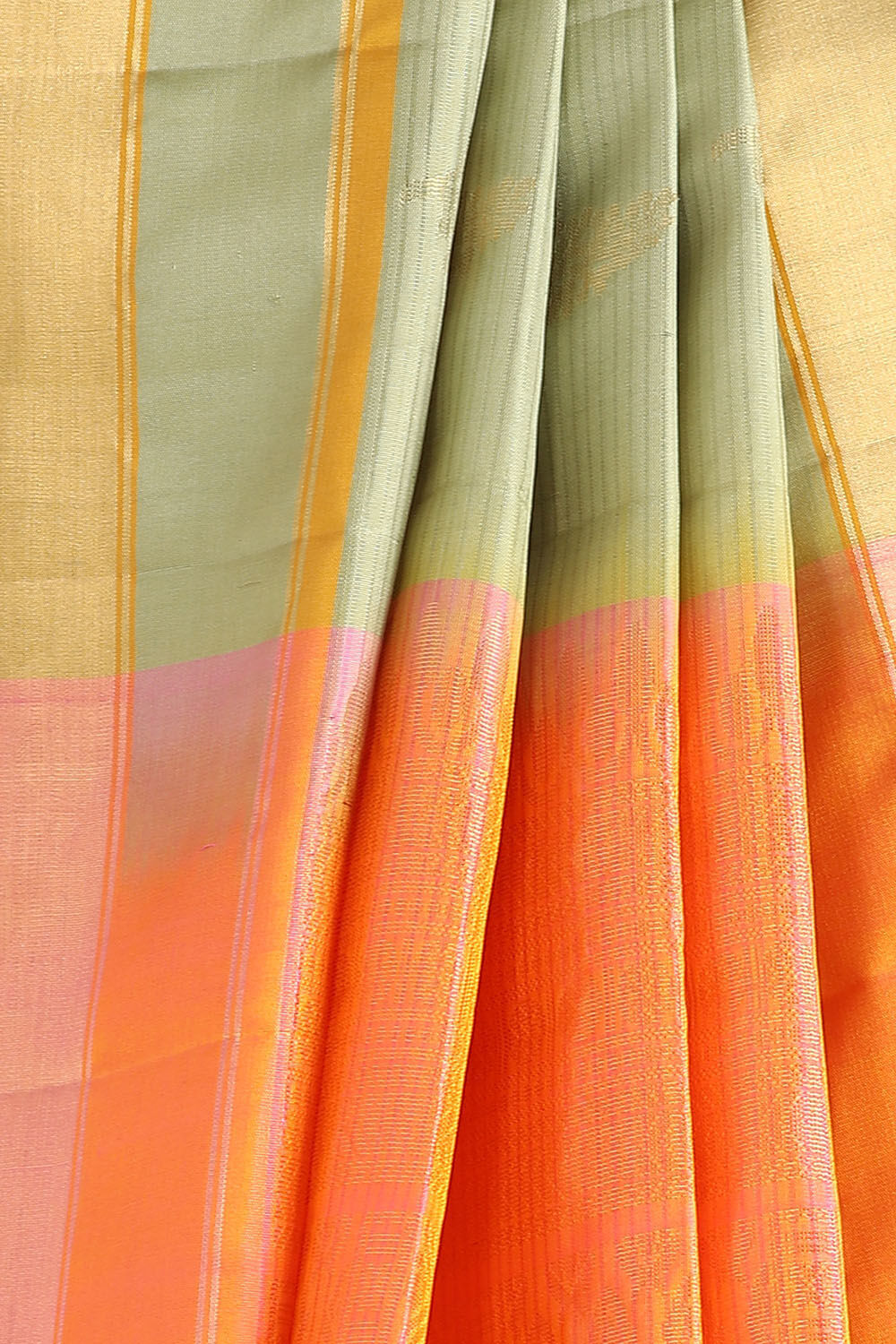 Light Green Pure Soft Silk Saree image number null