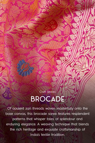 Violet Brocade Pure Viscose Kurta Set thumbnail image number null