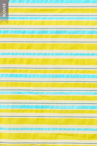 Light Blue Screen Printed Bengal Pure Cotton Saree thumbnail image number null