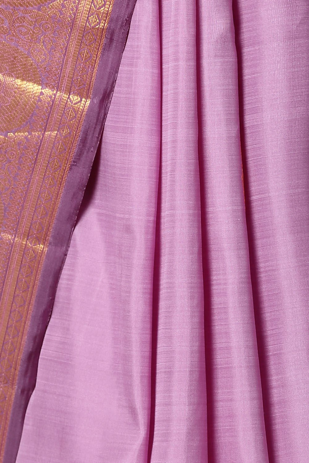 Light Violet Pure Silk Kanjivaram Saree image number null