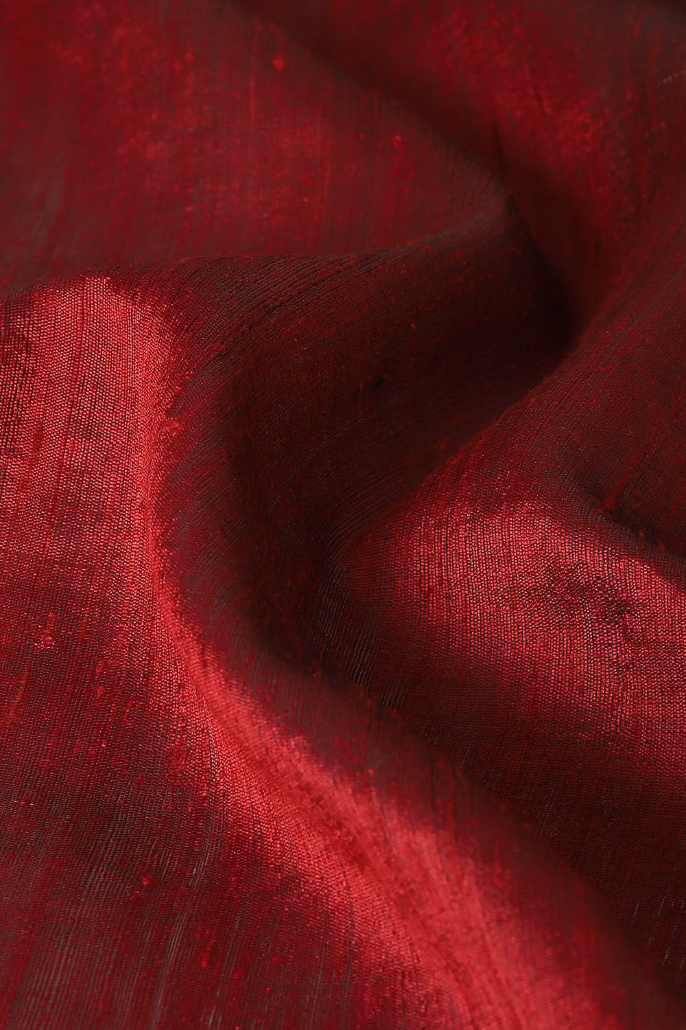 Dark Red Pure Khadi Silk Bhagalpuri Saree image number null