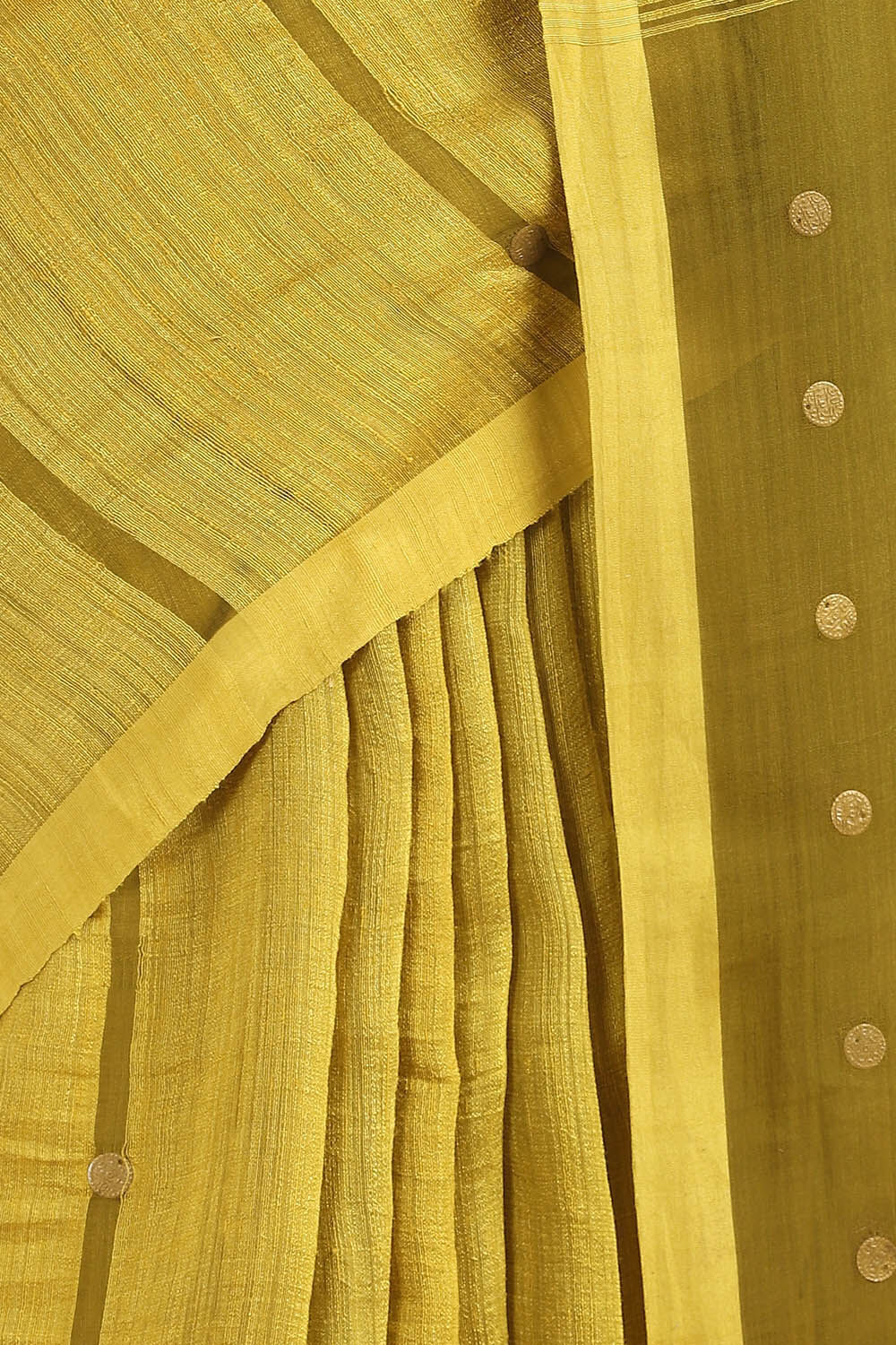 Light Green Pure Silk Vanya Bengal Saree image number null