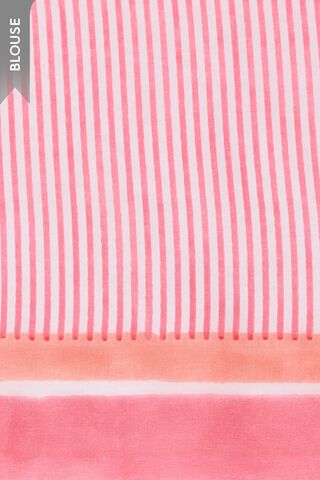 Pink Rajasthan Screen Printed Pure Cotton Kota Saree thumbnail image number null