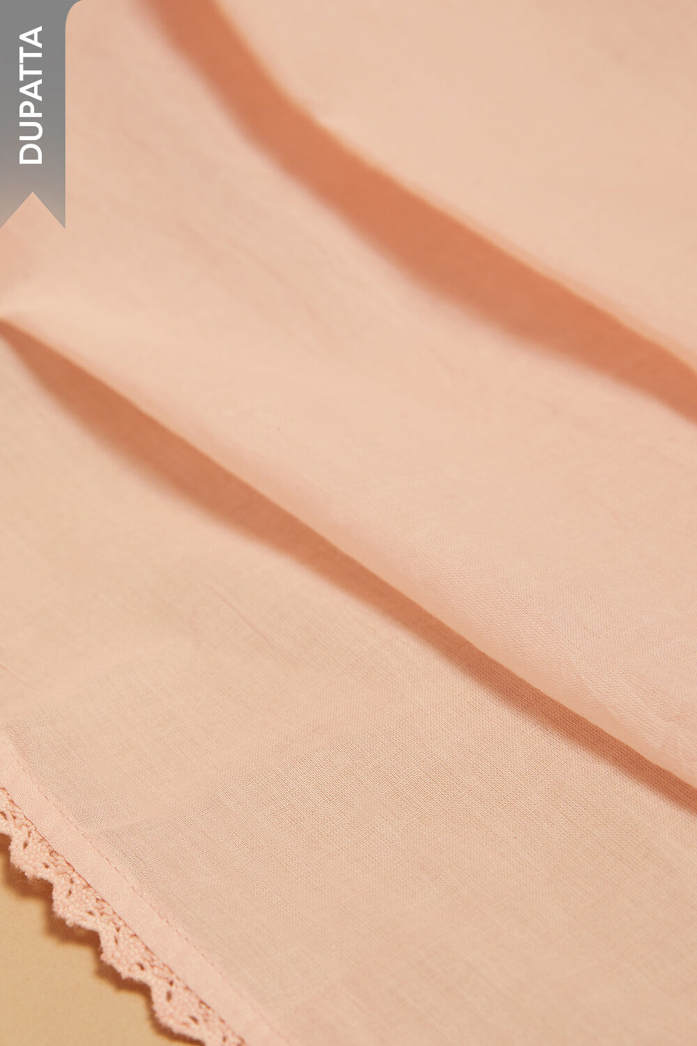 Pink Screen Printed Pure Cotton Unstitched Suit Set image number null