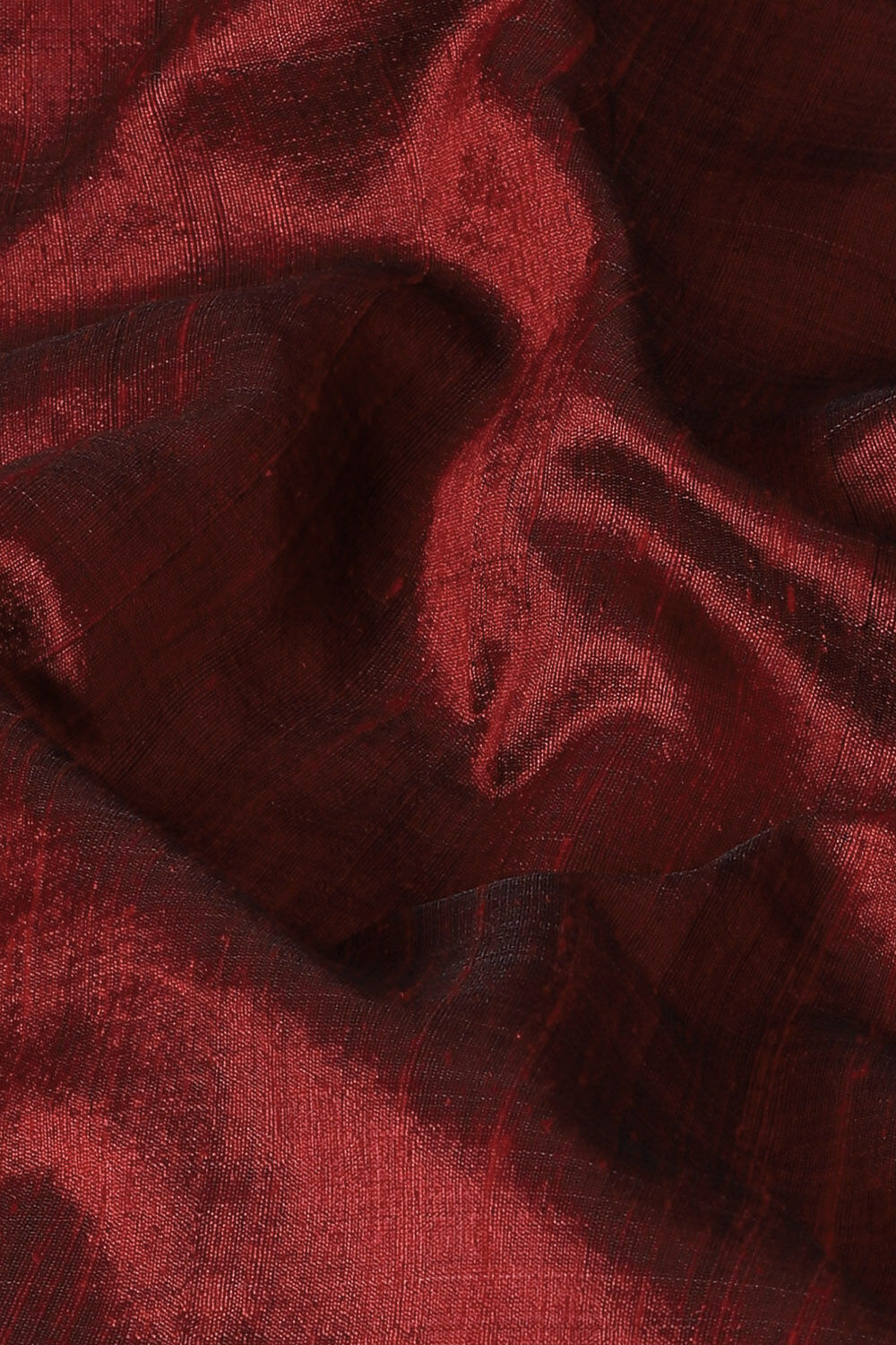 Dark Red Pure Silk Woven Saree image number null