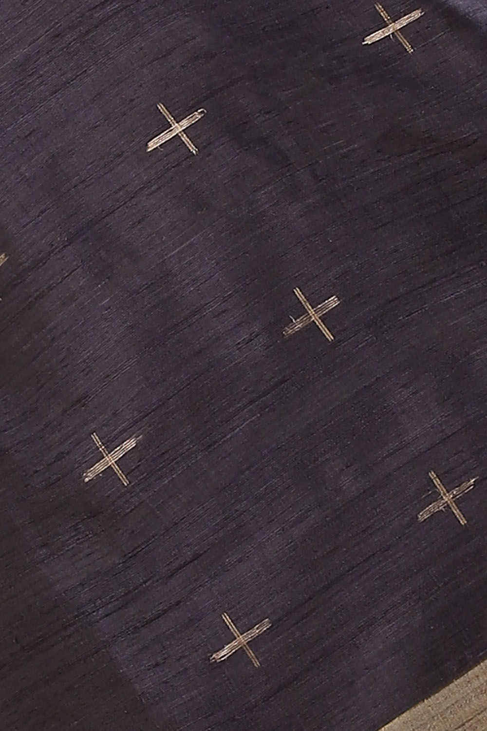 Violet Pure Tussar Silk Bhagalpuri Saree image number null