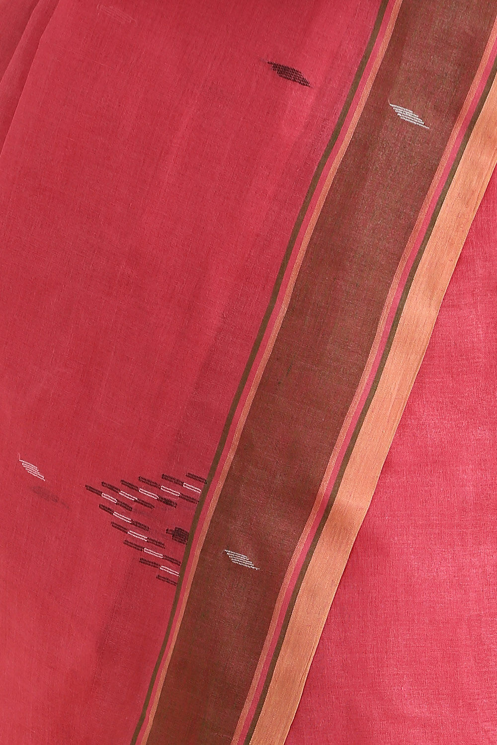 Light Pink Pure Cotton Jamdani Saree image number null