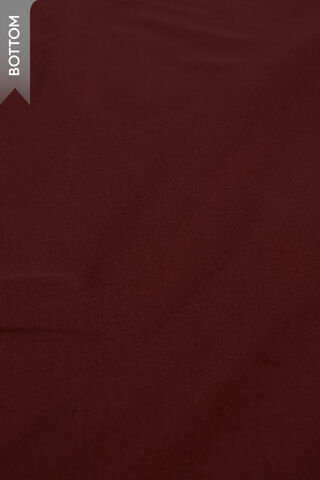 Red Pure Cotton Ajrakh Unstitched Suit Set thumbnail image number null