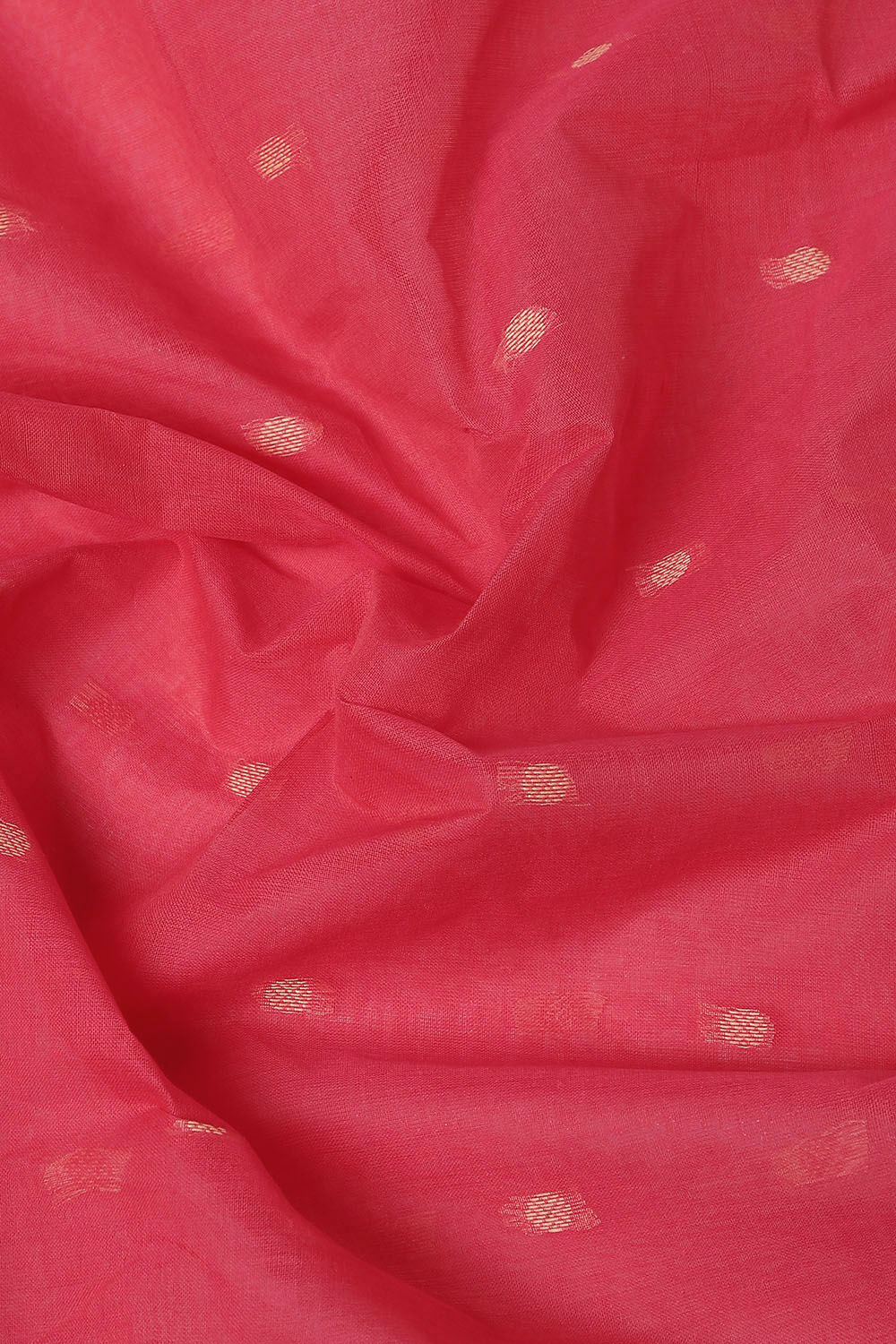 Dark Pure Pink Cotton Bengal Saree image number null