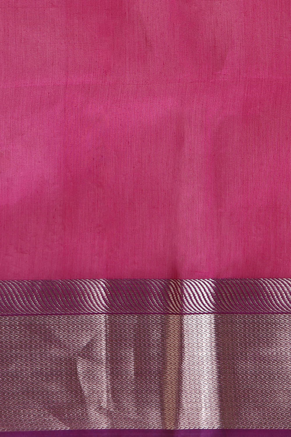 Dark Pink Pure Silk Cotton Maheswari Saree image number null