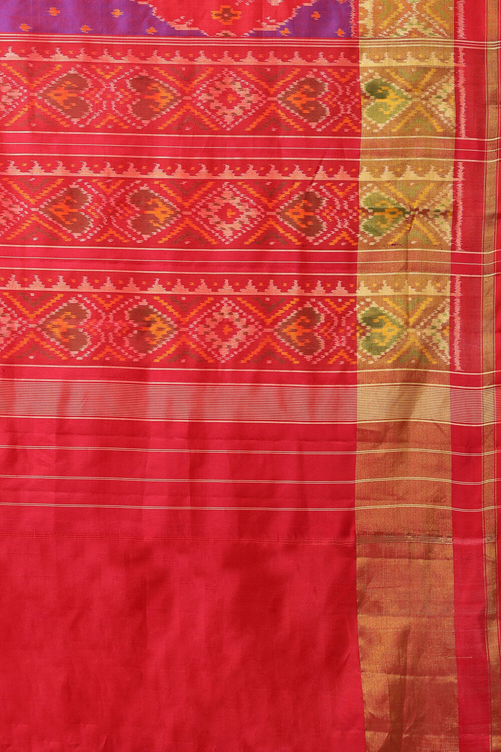Pink Pure Silk Rajkot Patola Ikat Saree image number null
