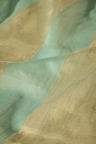 Light Blue Woven Pure Silk Cotton Maheshwar Saree thumbnail image number null