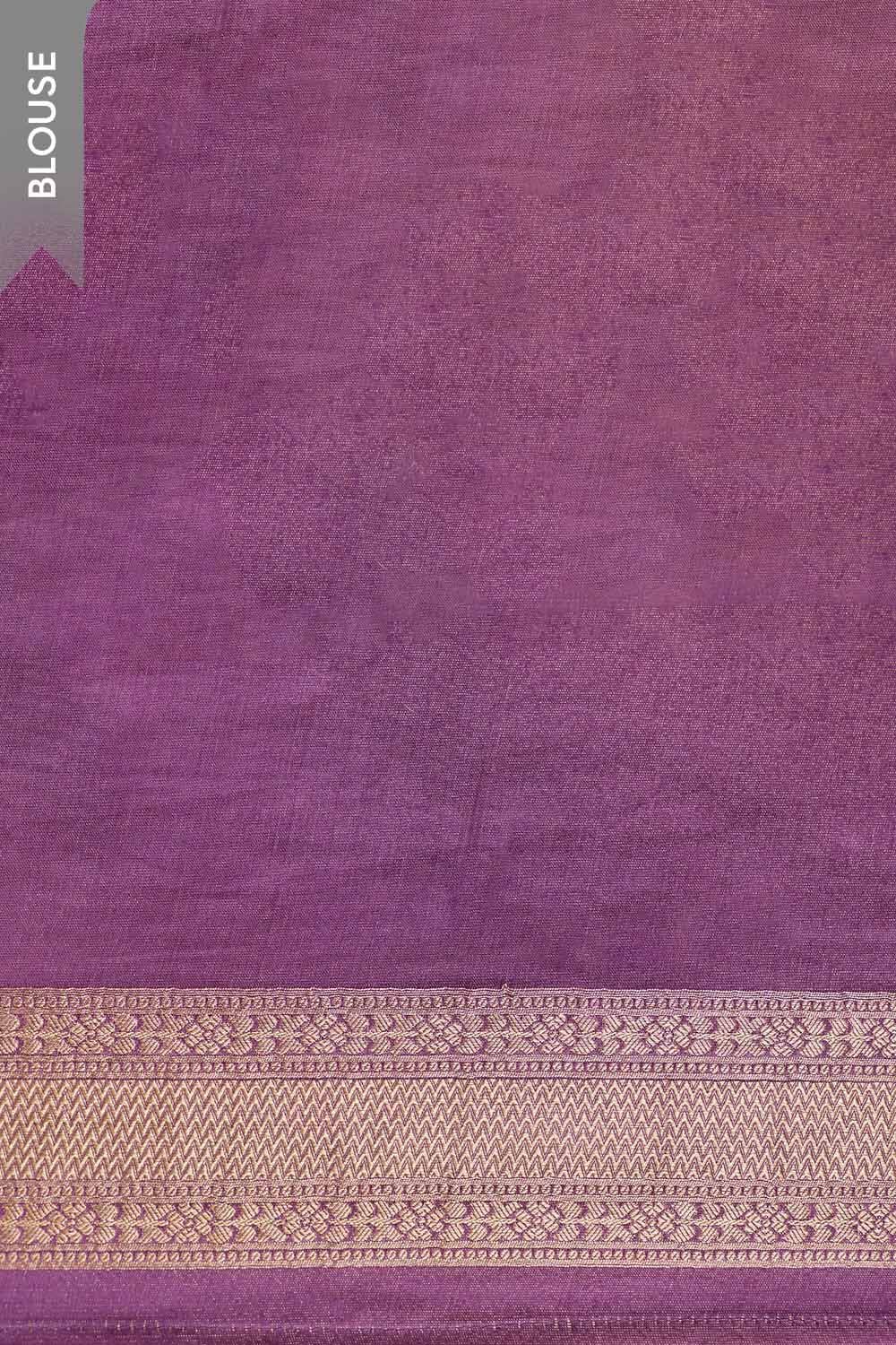 Violet   Woven Viscose Tissue Saree image number null