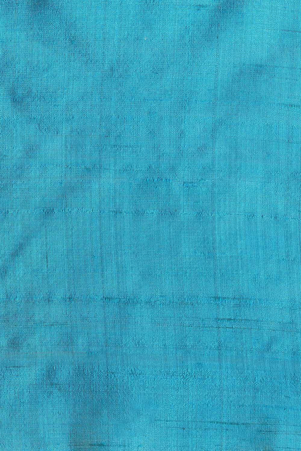 Light Blue Pure Silk Woven Saree image number null