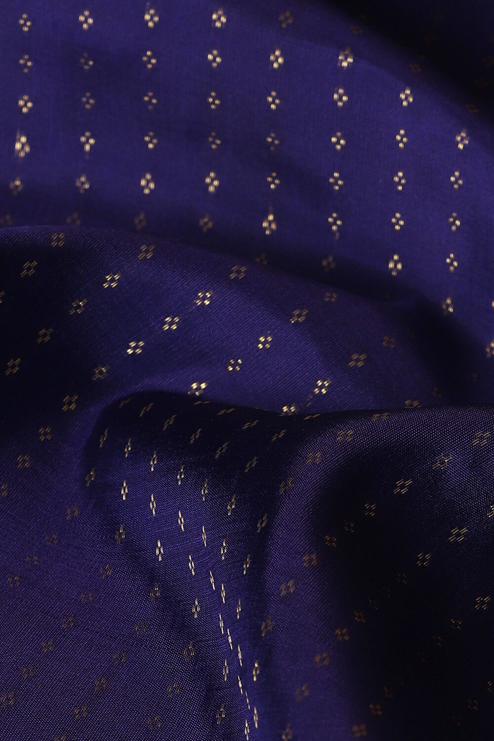 Dark Blue Pure Silk Kanjivaram Saree image number null