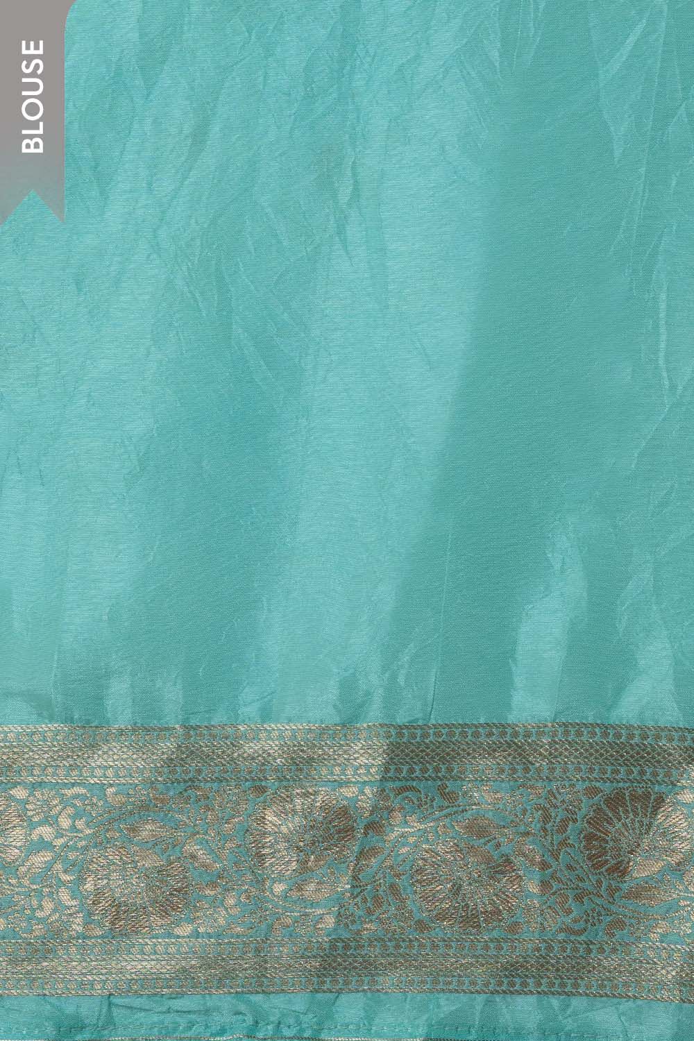 Orange Woven Luxe Saree image number null