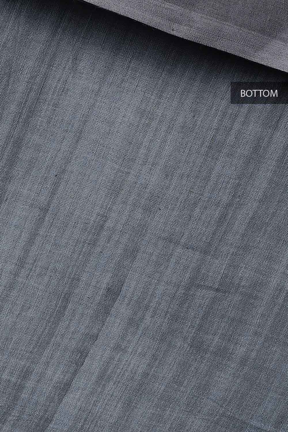 Light Blue Cotton Block Printed Unstitched Suit Set image number null