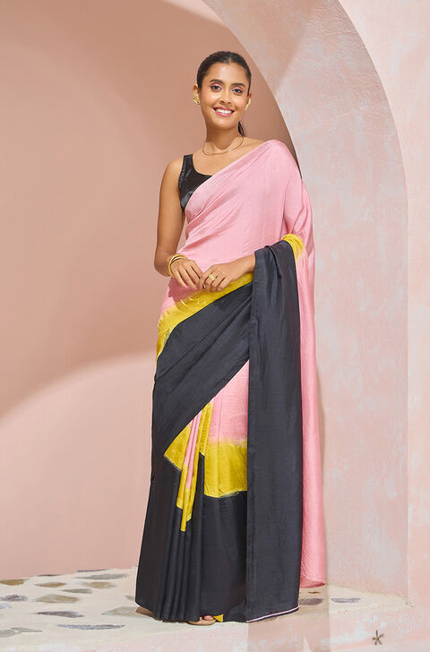 Multi Murshidabad Pure Silk Hand Painted Saree