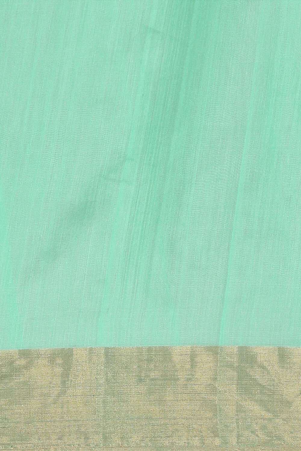Light Green Pure Silk Cotton Chanderi Saree image number null
