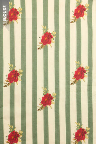 Off White Pure Kota Embroidered Saree thumbnail image number null