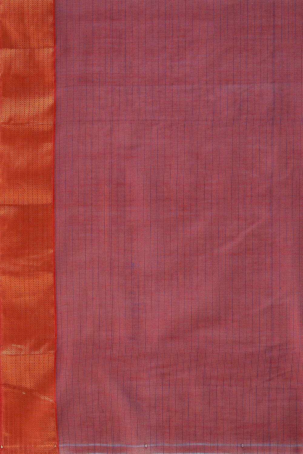 Dark Blue Pure Silk Cotton Maheswari Saree image number null