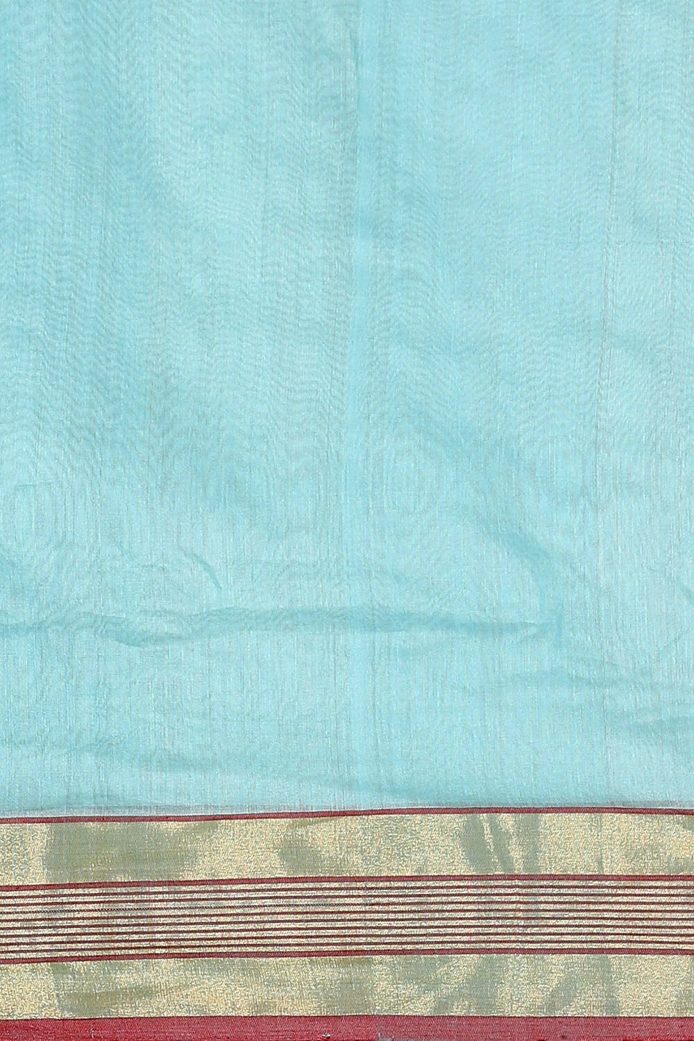 Light Blue Pure Silk Cotton Chanderi Saree image number null