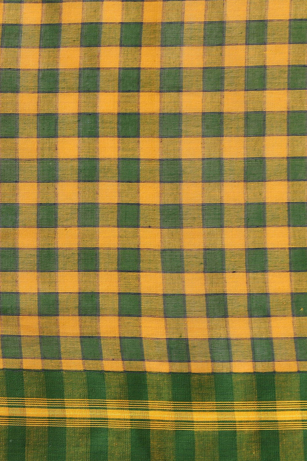 Green Pure Cotton South Saree image number null