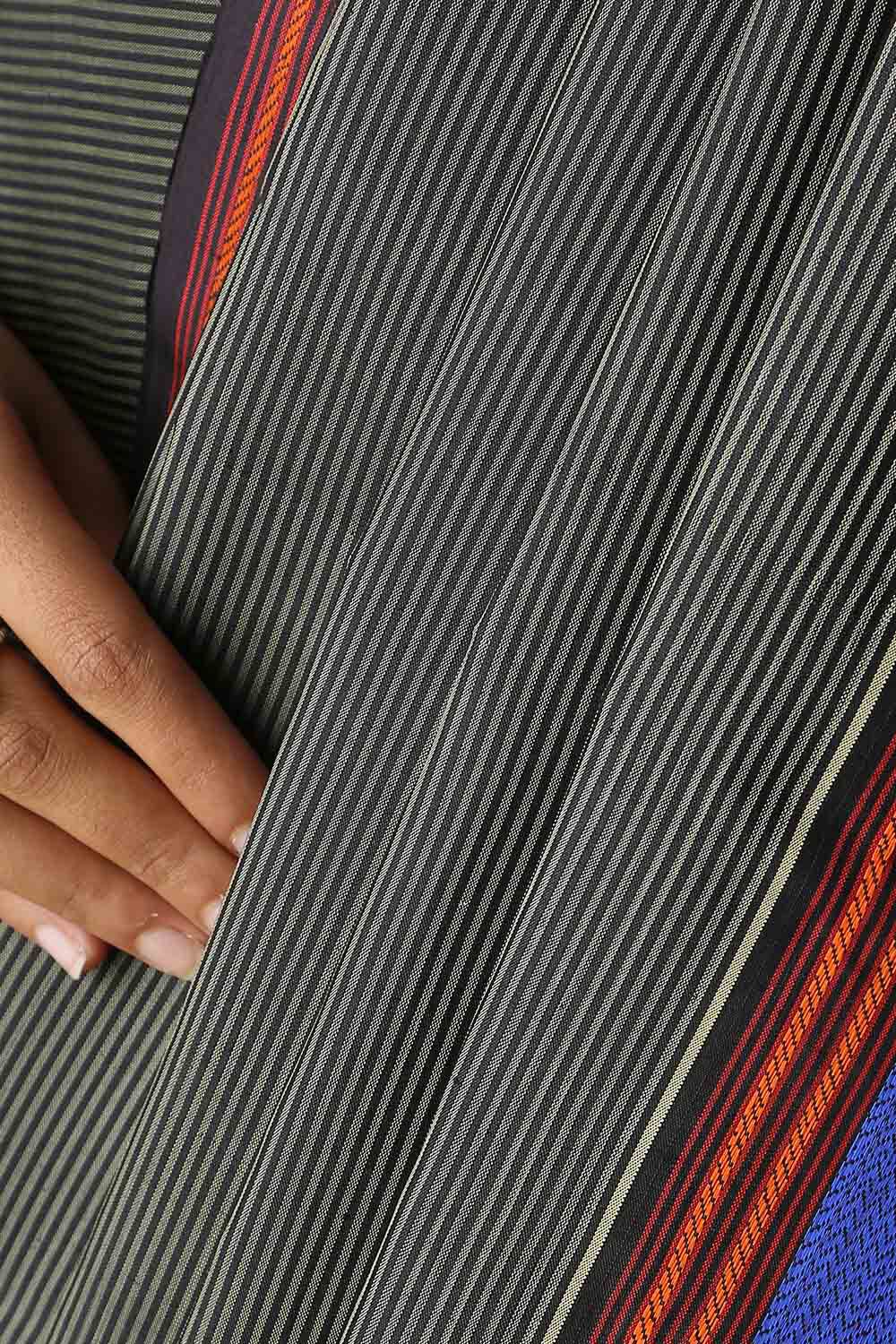 Black Pure Silk Kanjivaram Saree image number null