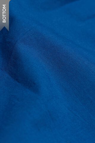 Blue Pure Silk Cotton Tie & Dye Shibori Unstitched Suit Set thumbnail image number null